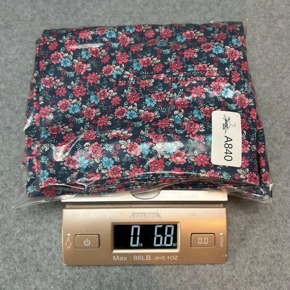 Brooks Brothers Womens Shorts Blue Pink Floral Casual Spring Summer Preppy Sz 8 - Picture 12 of 13